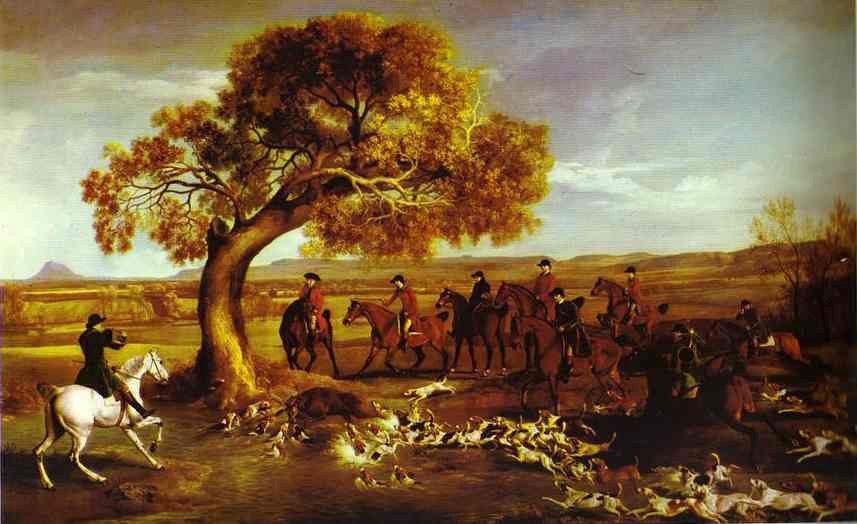 George Stubbs The Grosvenor Hunt